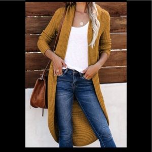 Mustard Cardigan